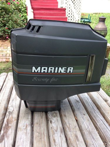 Mariner outboard 1993 cowling  75 hp 2 stroke outboard engine top cowl hood