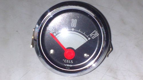 Water temperature gauge 12v vdo chrome ring 60mm