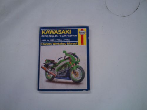 Haynes service manual for kawasaki zx7 , zx7r, zx750 1989-1995