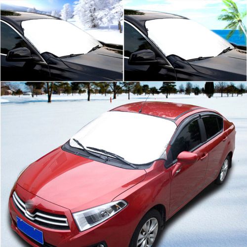 Universal suv car windshield reversible cover protector weather sun/snow shield
