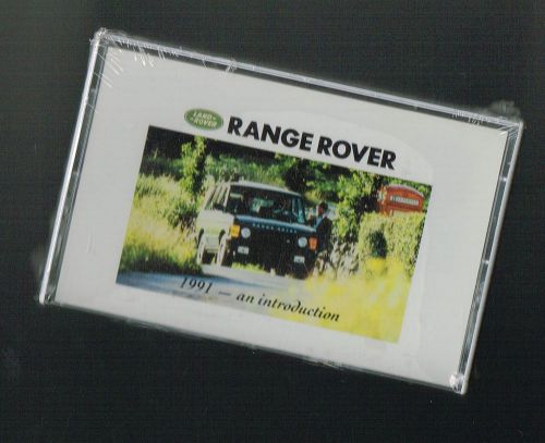 1991 land rover range rover cassette tape owners introduction &#034;audio brochure&#034;