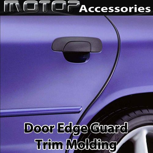 Chrome black 15ft 460cm car door edge guard moulding trim diy protector strip