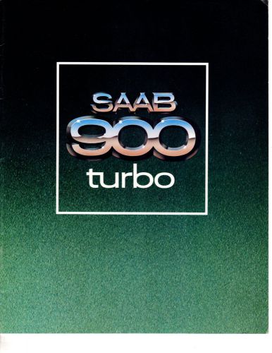 Original 1979 saab 900 turbo sales brochure 20 page bjorn borg superswedes