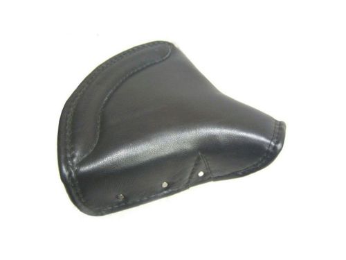 Hi quality black leather sprung solo seat with fitting for 1950&#039;s royal enfield