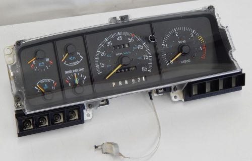 Ford powerstroke 7.3l instrument cluster w/ tachometer 1987-1991 auto trans