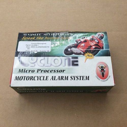 Cyclone motorcycle bike alarm c-9 remote arm disarm engine start anti-theft ncs