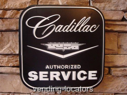 Cadillac authorized service embossed metal parts buick chevy ford cts dodge