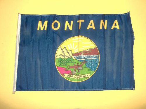 27 montana utv side x side motorcycle safety flag 12&#034;x18&#034; fits 1/4, 5/16 pole