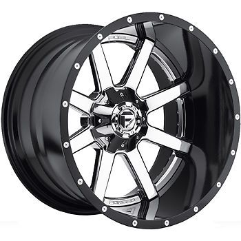 D26020201747 20x12 8x170 wheels rims chrome -44 offset alloy 8 spokemilled