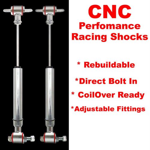 Racing shocks 375mm - crossbar to cantilever pin - pairafco strut coilover