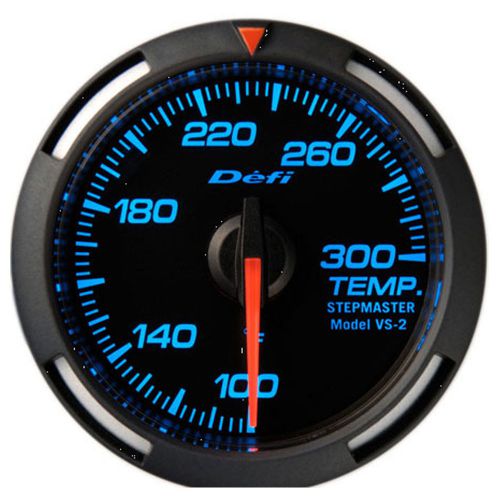 Defi df06701 2-1/16&#034; 52mm blue racer temp gauge coolant/water/oil
