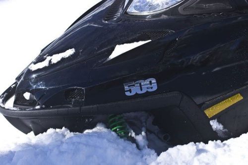 509 raised chrome emblem snowmobile decal (509-emb-chr)