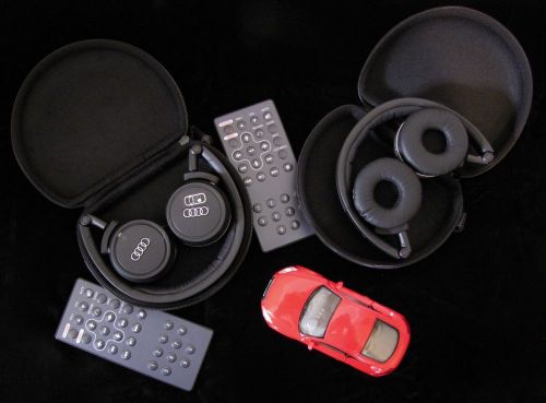 Audi wireless headphones and remote oem 2014 q5