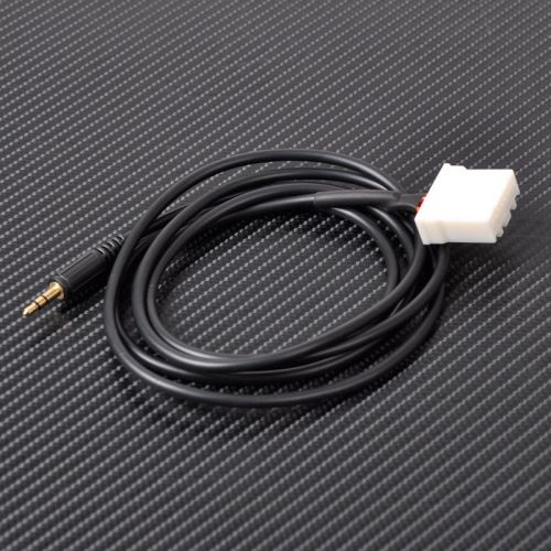 For 2006-2013 mazda 2 3 5 6 car audio aux 3.5mm interface adapter cable 39 inch