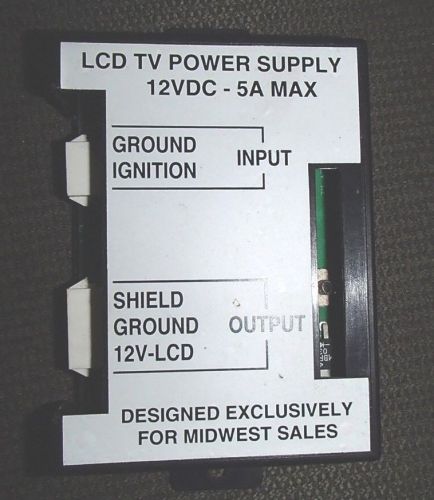 American technology lcd tv power supply 12vdc 5a max ap-ga-021 wo 54585 rev a
