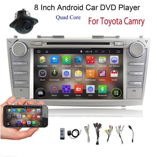 Quad core android in dash car stereo dvd player multi-media gps for toyota camry