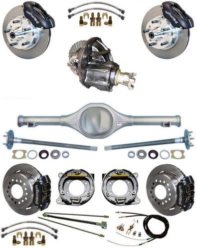 New suspension &amp; wilwood brake set,currie rear end,posi-trac gear,booster,717311