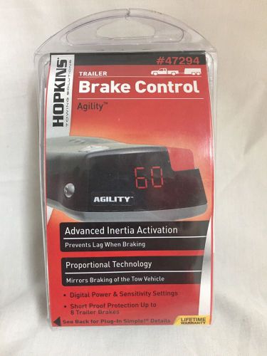 Hopkins agility trailer brake control #47294 prevents lag, digital