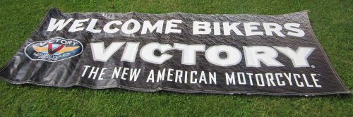 2 victory motorcycle polaris biker large banner signs~vinyl canvas~collectible~