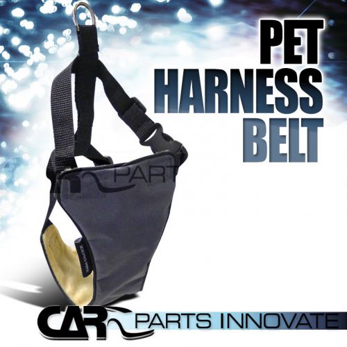 Dog pet large size 50-80lbs adjustable safety seat belt harness