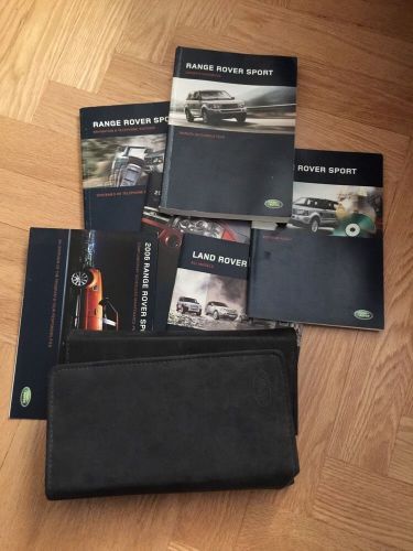 2006 range rover sport owners manual complete with case