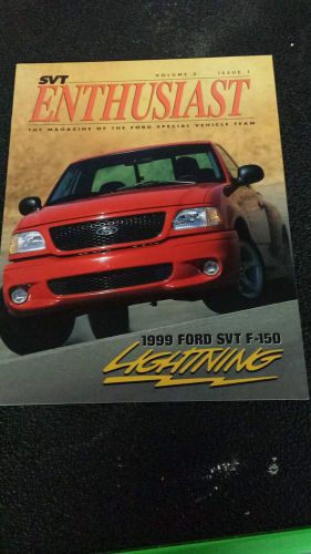 1999 ford svt lightning/cobra/contour svt enthusiast magazine &#034;rare&#034;