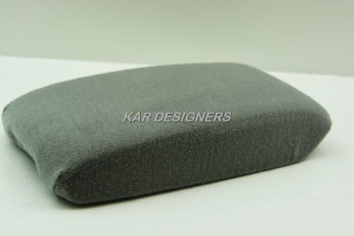 Fits 08-14 dodge avenger slide on fabric console lid armrest cover gray (cloth)