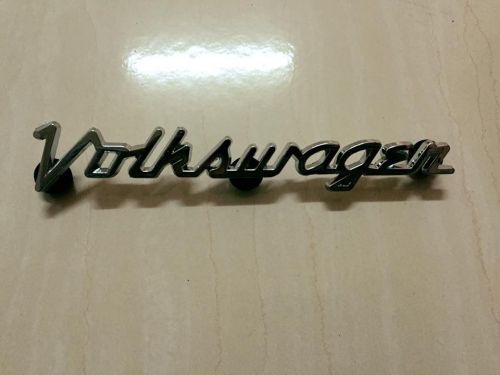 Volkswagen script emblem vw type 1