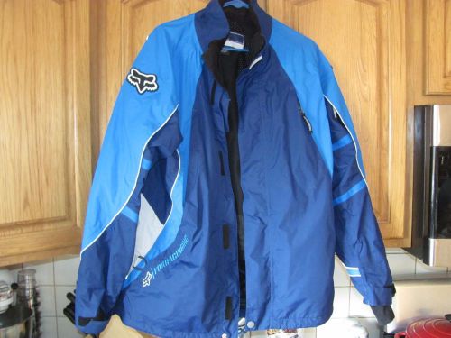 Fox racing snow coat jacket advanced technology mint men&#039;s large