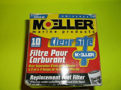 Moeller clear site 33315-10 water separating marine fuel filter