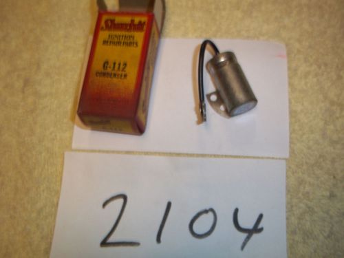 (#2104) condenser shurhit g-112 nash 1950-55; willys 1950-56; studebaker 1949-54