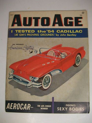 1954 auto age july maintenance simca firearrow figoni 1949 mercury cadillac mg