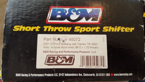 B&amp;m 45072 manual shifter, short throw, 2001-2004 mustang gt