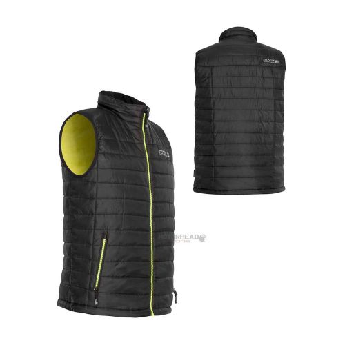 Kimpex ckx pinnacle down vest sleeveless jacket puffer men medium black/green