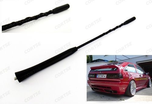Vw scirocco passat beetle 9&#034; antenna am fm aerial oem replacement roof mast whip
