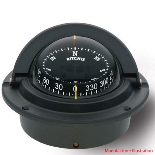 Rinker boats ritchie navigation f-83-oem black plastic marine magnetic compass