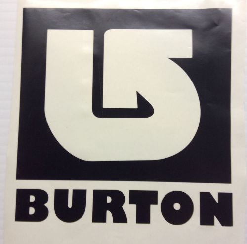 Burton black decal 3m premium (select your color)