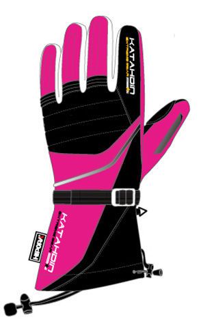 Katahdin frostfire pink insulated cold weather atv snow sports snowmobile glove