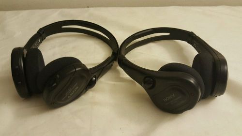 2 pairs of sony wireless headphones mv-01hp for car system mv-900sds  - minty