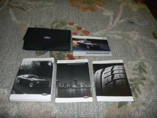 2013 ford mustang owners manual set + free shipping