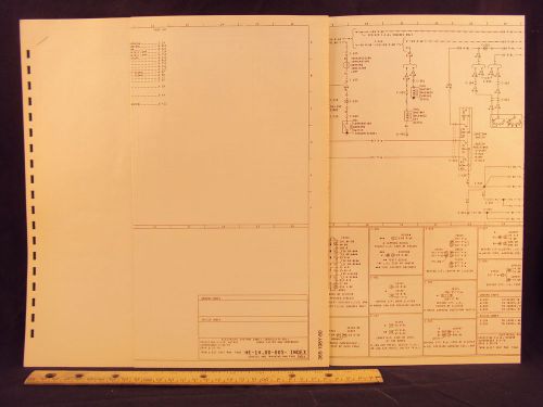 1980 80 ford l series delivery truck electrical wiring diagrams manual ~orig