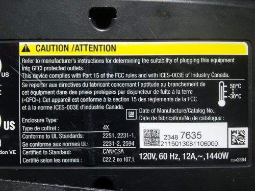 2011-2013 chevy volt battery charger