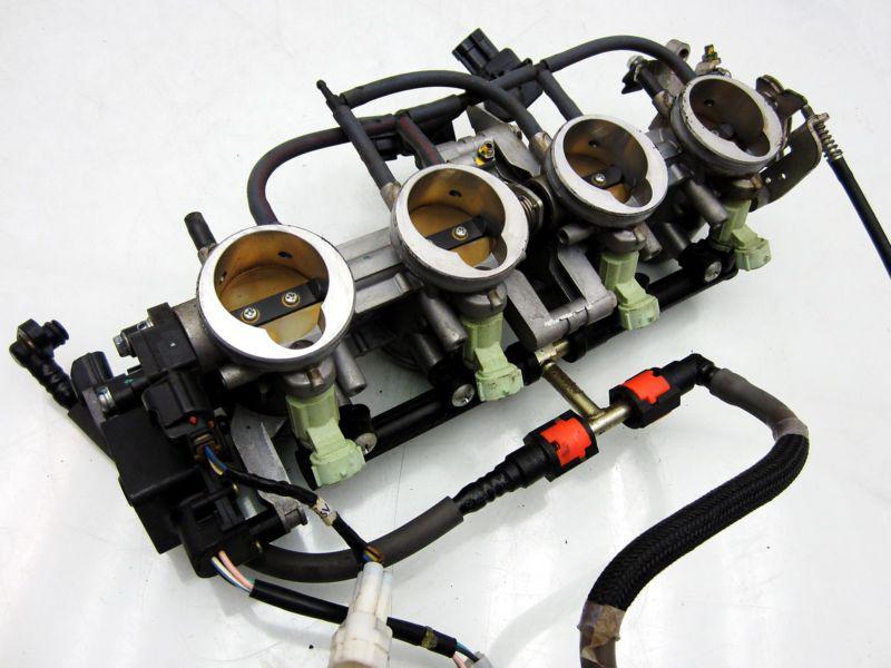 05 06 zx-6r 636 zx6r fuel injection throttle body bodies set