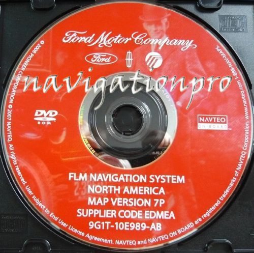 2007-2008 ford expedition edge explorer f-150 250 350 navigation dvd 7p map 2009