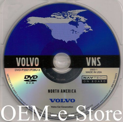 2002 2003 2004 volvo s60 s80 xc90 v70 navigation dvd map u.s canada