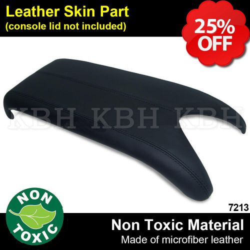 Leather armrest center console lid cover fits for acura rdx 2007-2012 black
