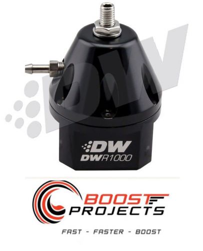 Deatschwerks dwr1000 adjustable fuel pressure regulator black * 6-1000-frb *