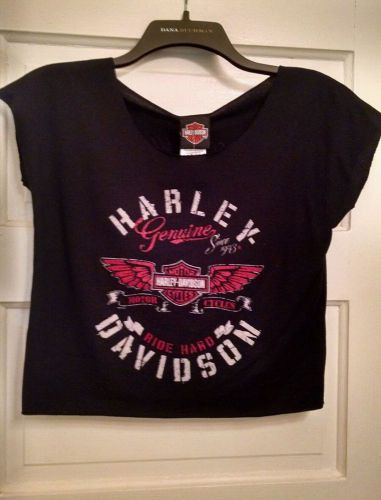 Harley davidson crop top ladies x-small nwt