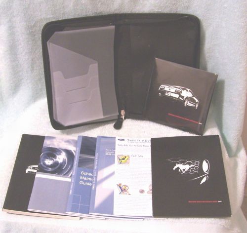 2005 ford mustang owner&#039;s manuel plus more in original zipper case