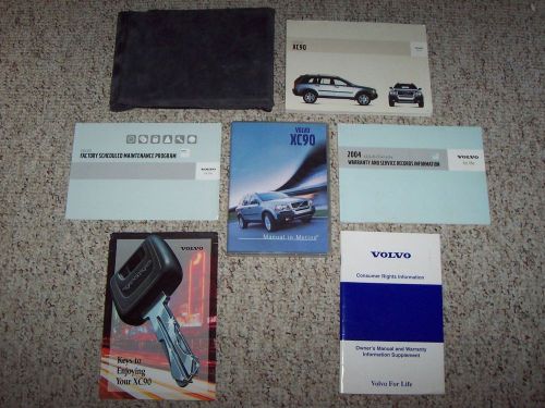 2004 volvo xc90 xc 90 owner owner&#039;s manual user guide 2.5t t6 awd 2.5l 2.9l